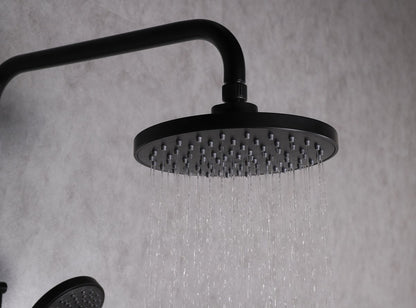 Douche Set Mat Zwart